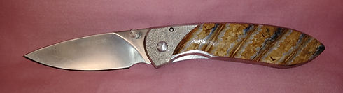 Genuine Buck #327 Mammoth tooth knife