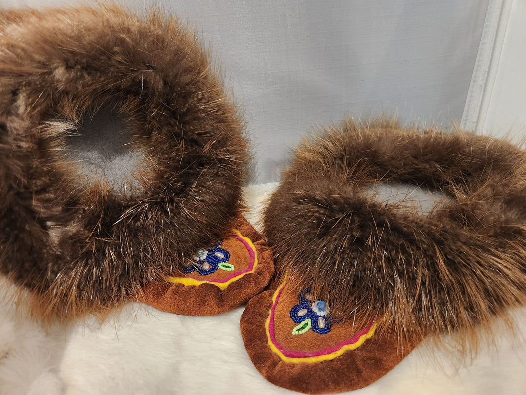 Lilly Killbear Handmade Beaded Moccasins