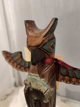 Load image into Gallery viewer, Eagle Boy Plaque Totem 24&quot;
