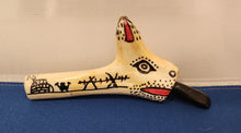 Load image into Gallery viewer, Handmade Modern Native Alaskan Antler Story Knife
