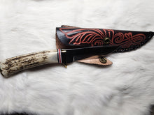 Load image into Gallery viewer, Deer Antler Stainless Steel 4&quot; Blade Knife
