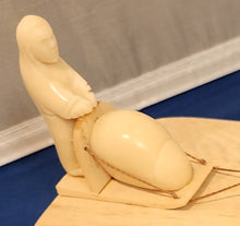 Load image into Gallery viewer, Hand Carved Dog Sled Team
