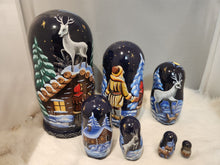 Load image into Gallery viewer, Silver Hoof Matryoskha Set 7pcs
